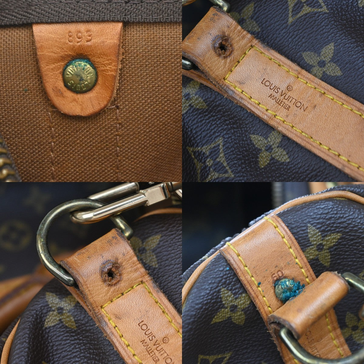 LOUIS VUITTON Keepall Bandouliere 60 2Way Hand Bag Monogram Brown M41412 72YJ243