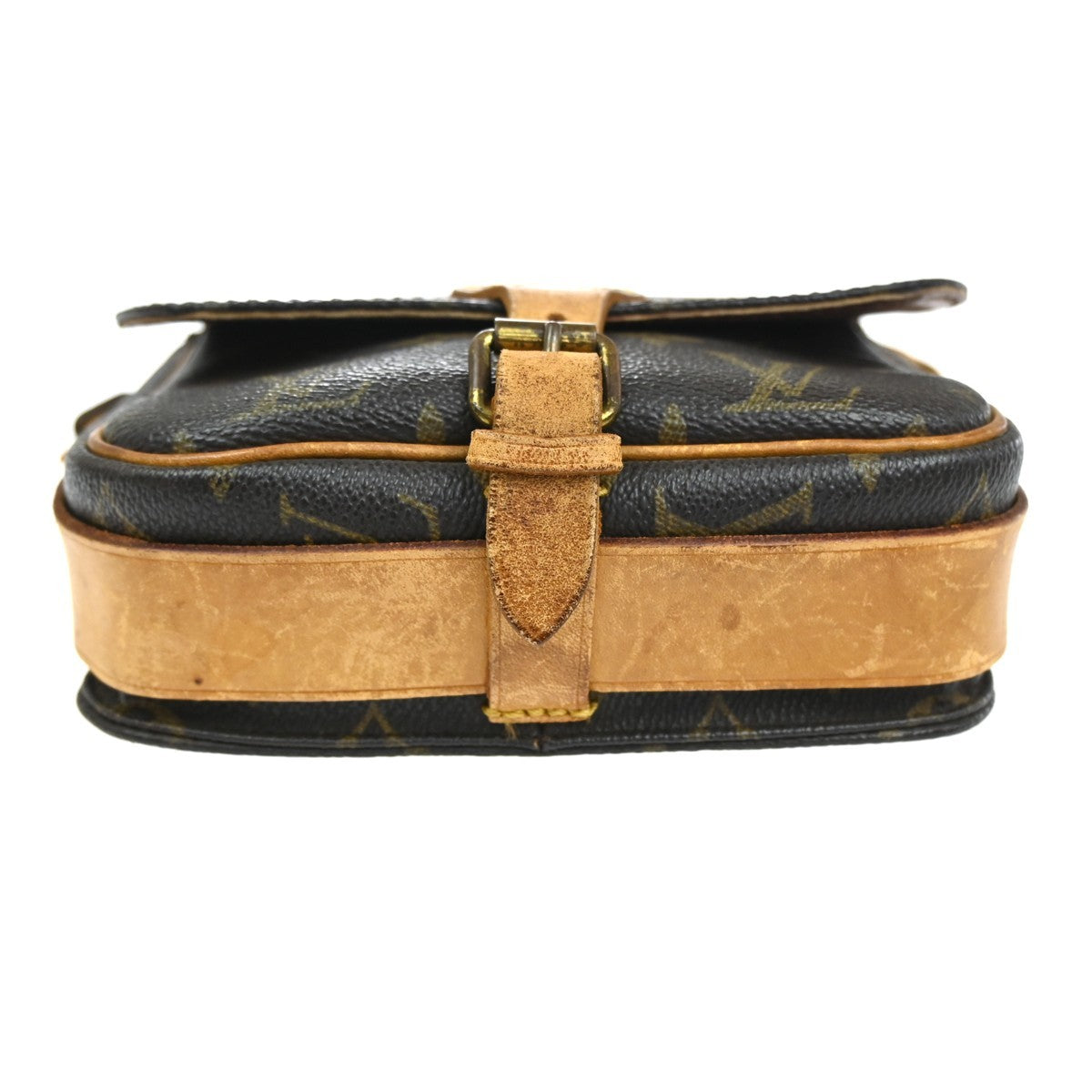LOUIS VUITTON Mini Cartouchiere Shoulder Bag Monogram Leather BN M51254 32KC134