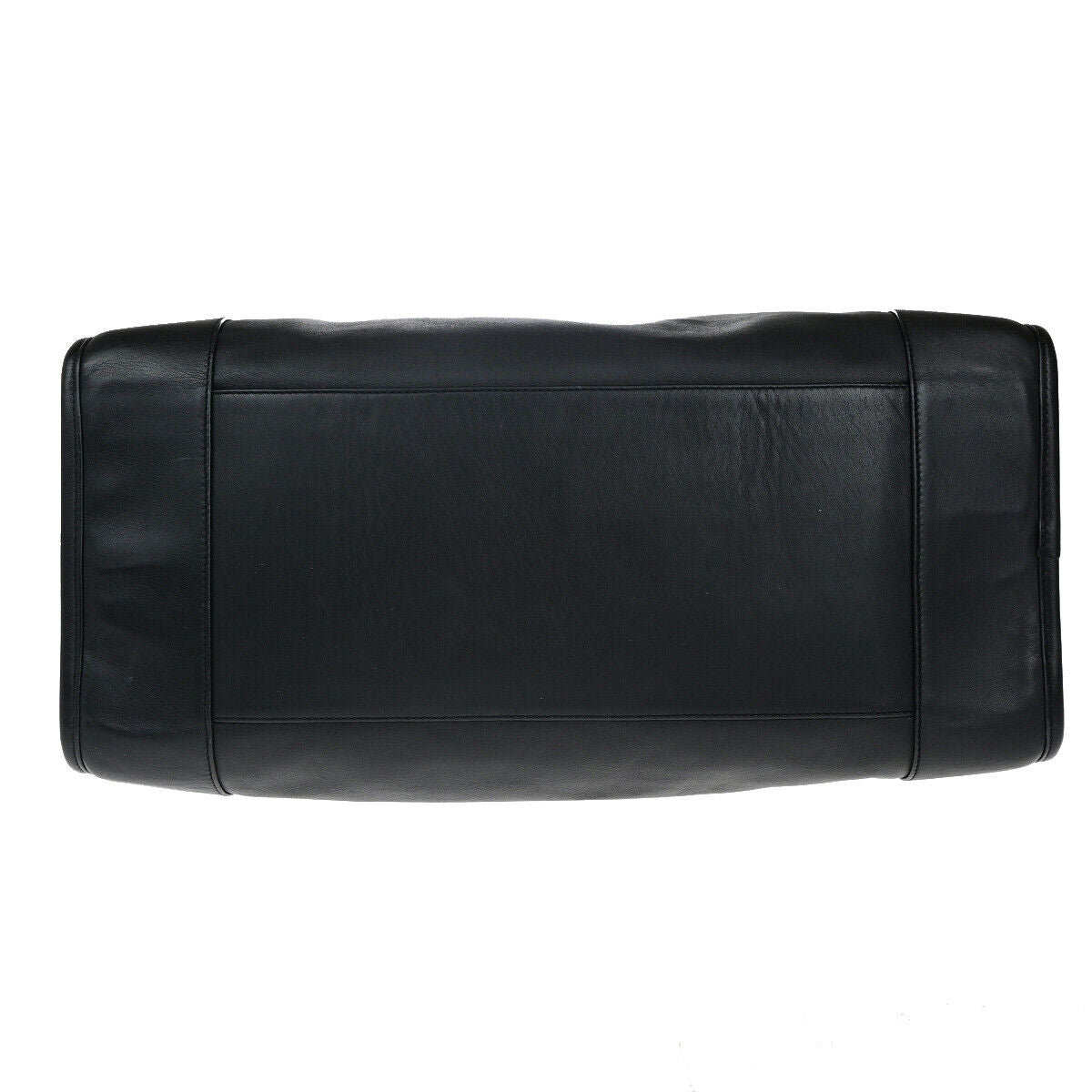 LOEWE AMAZONA 40 Anagram Travel Hand Bad Leather Padlock Black GHW Spain 34YG482