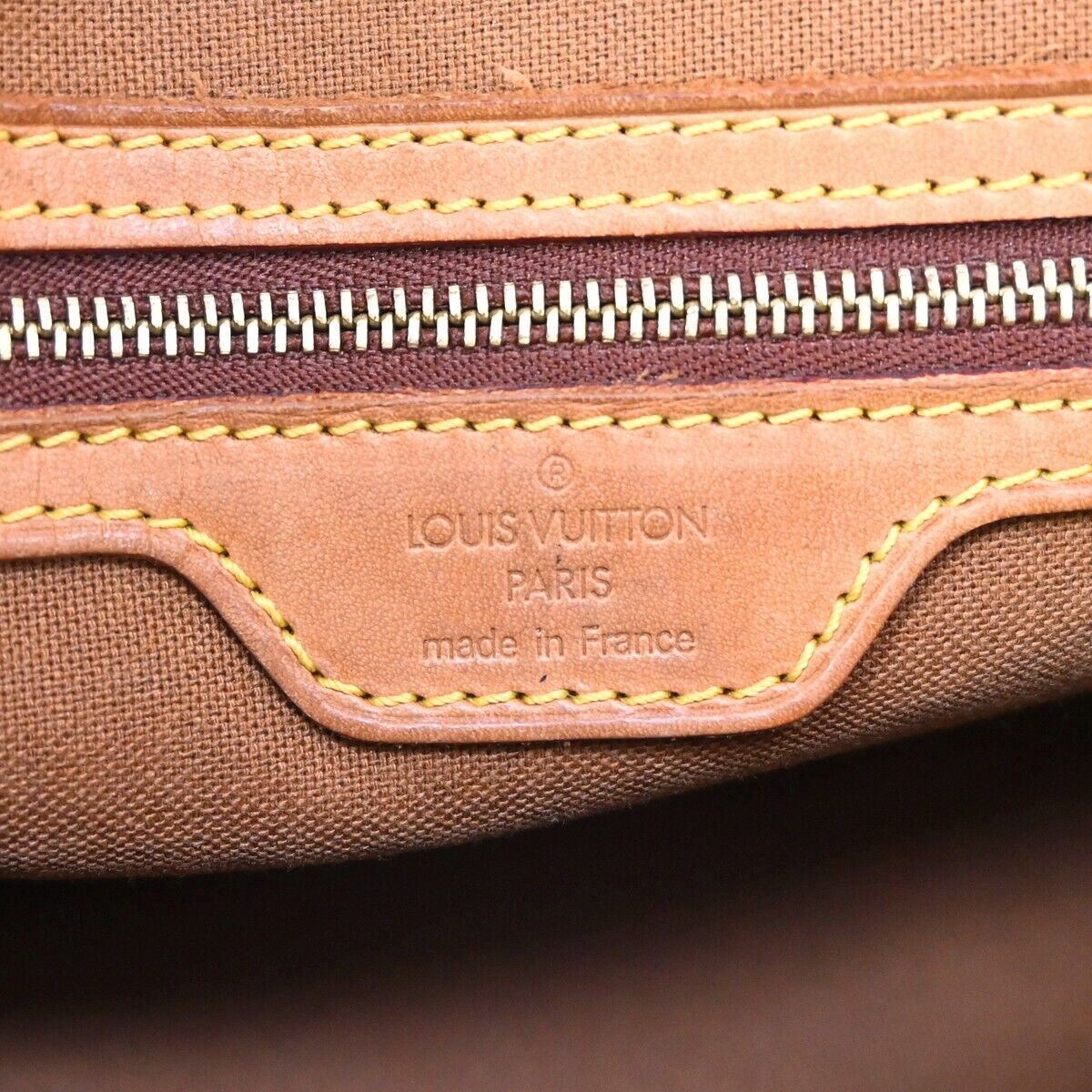 LOUIS VUITTON Mini Looping Hand Bag Monogram Leather Brown France M51147 98ED470