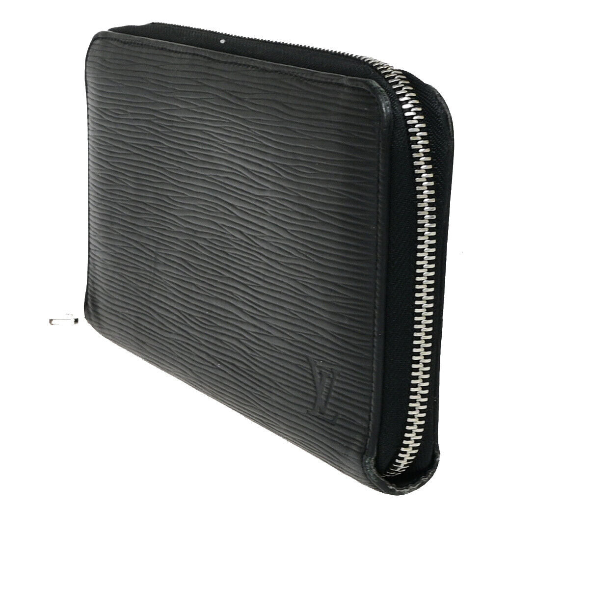 LOUIS VUITTON Zippy Organizer Long Wallet Epi Leather Black SHW M62643 69YF748