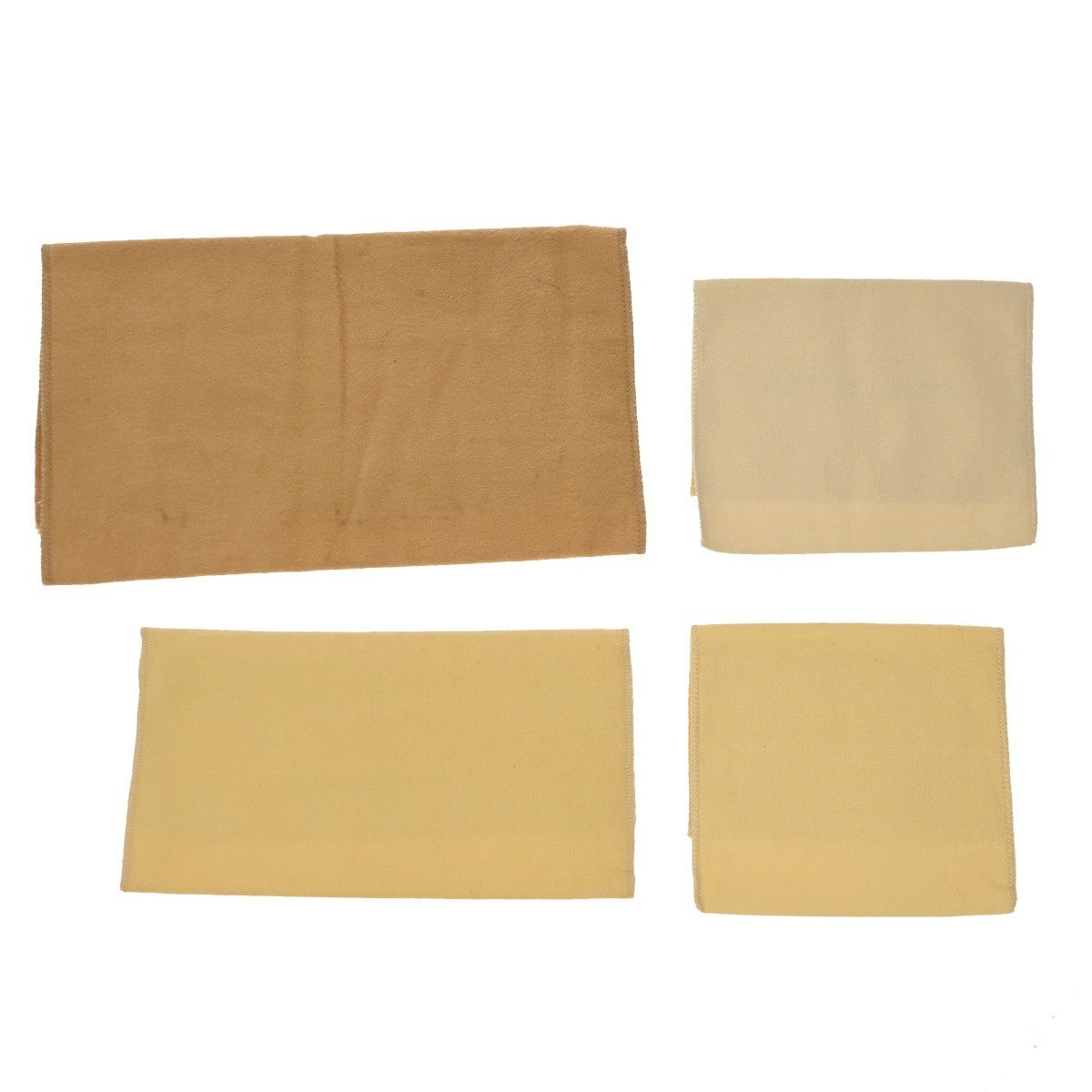 LOUIS VUITTON Logo 10 Set Dust Bag Drawstring Canvas Cotton Beige Brown 09KP308