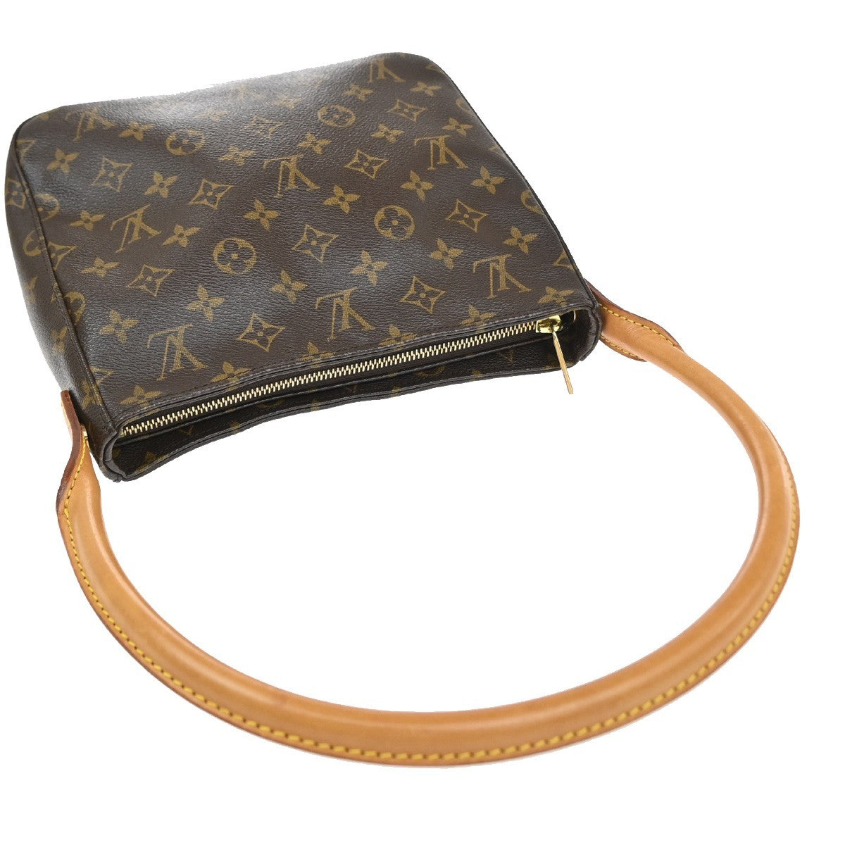LOUIS VUITTON Looping MM Shoulder Bag Monogram Leather BN USA M51146 22YJ209