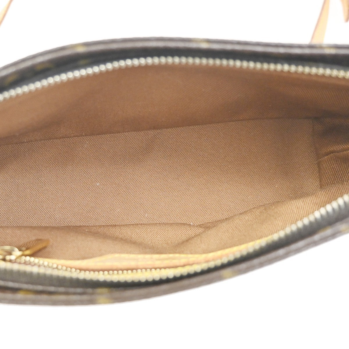 LOUIS VUITTON Logo Trotteur Shoulder Bag Monogram Leather Brown M51240 73YH916