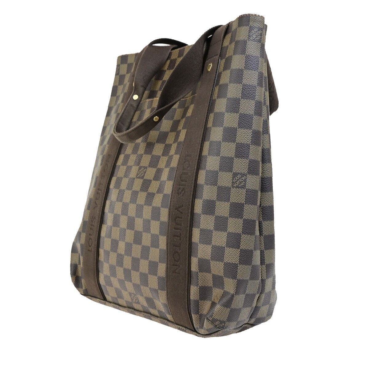LOUIS VUITTON Cabas Beaubourg Shoulder Bag Damier Ebene Leather N52006 12EC923