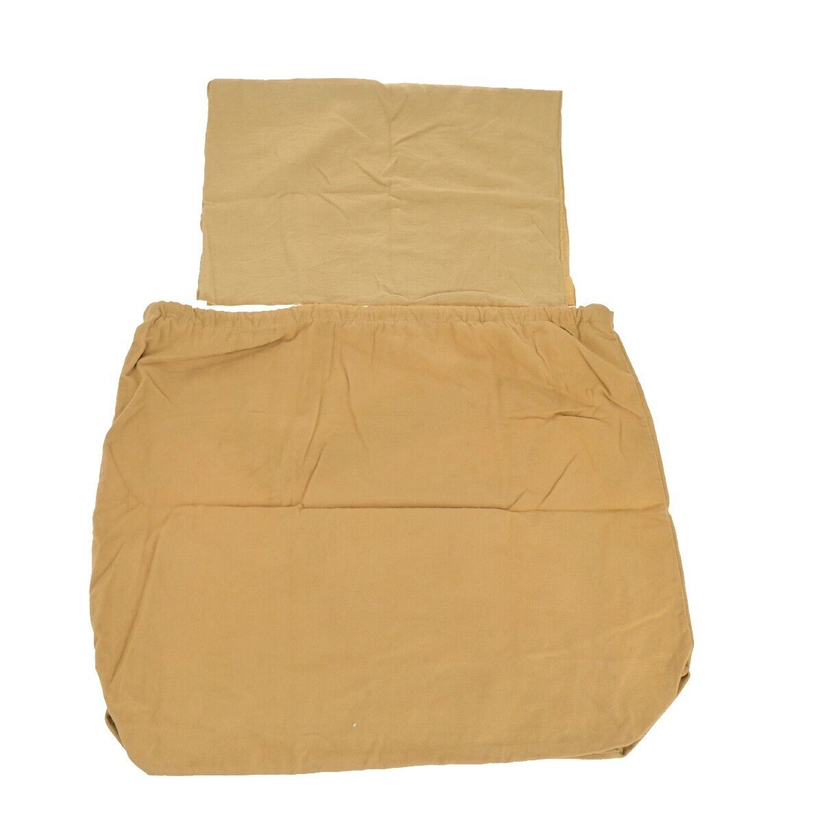 LOUIS VUITTON Logo 10 Set Dust Bag Drawstring Canvas Cotton Beige Brown 09YG351