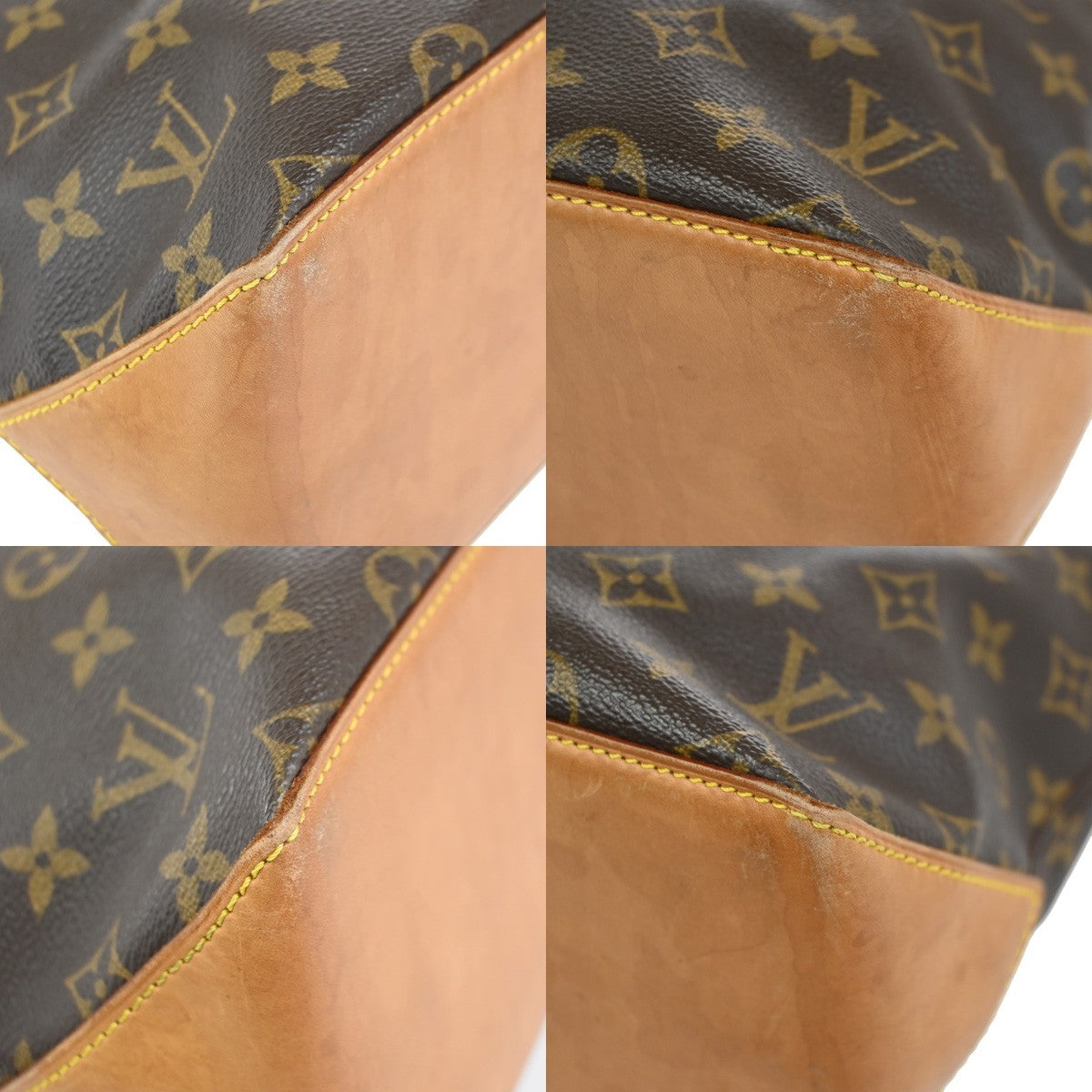 LOUIS VUITTON Cabas Piano Shoulder Bag Monogram Leather Brown M51148 97YJ064