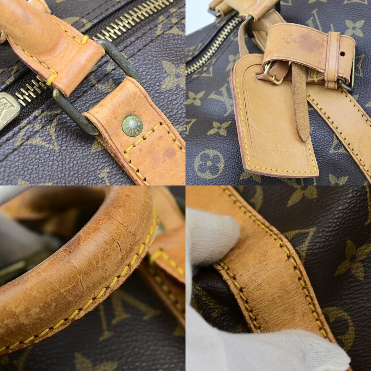 LOUIS VUITTON Keepall Bandouliere 50 2Way Hand Bag Monogram BN M41416 75EE031