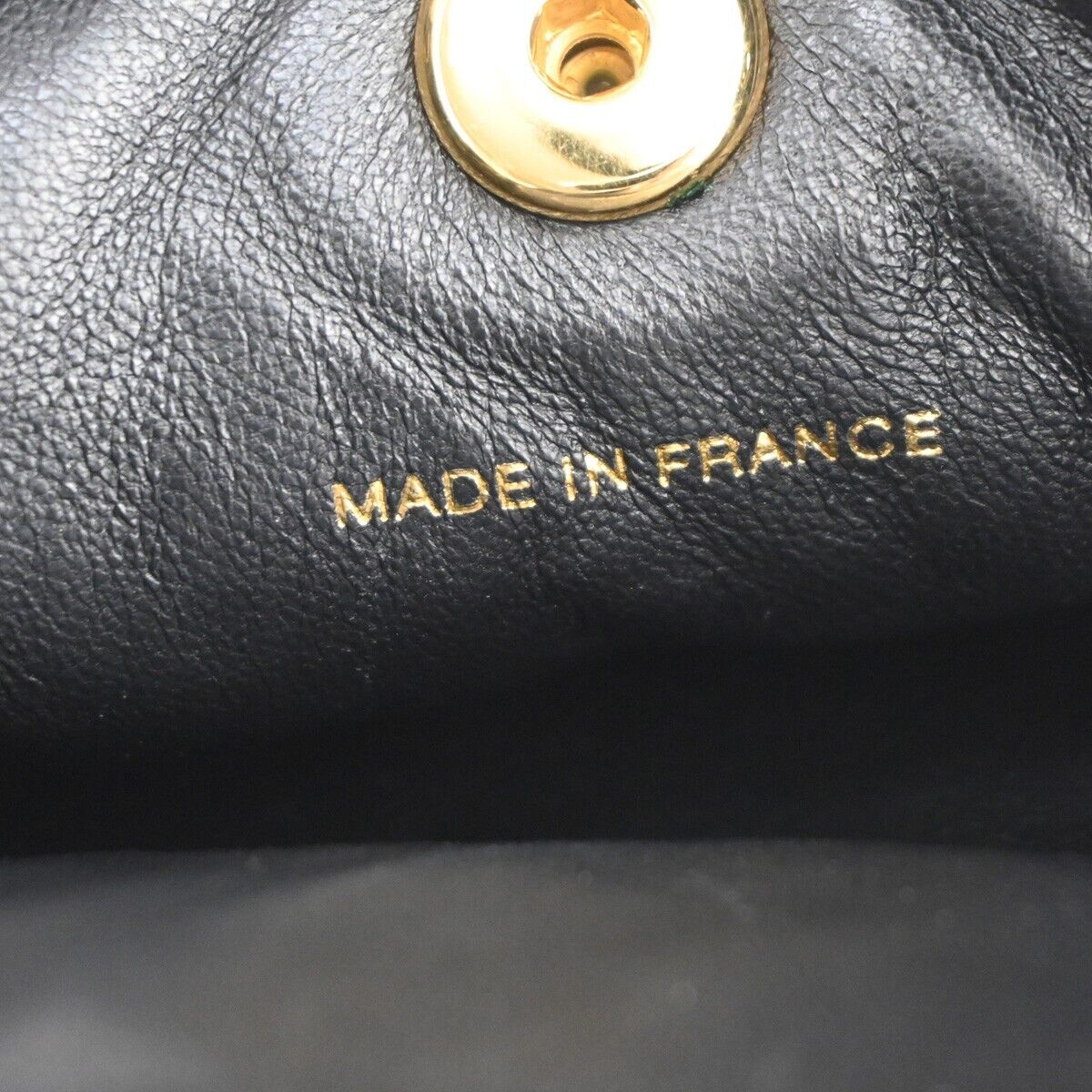 CHANEL CC Logo Matelasse Chain Backpack Bag Leather Black GHW Vintage 731RJ682