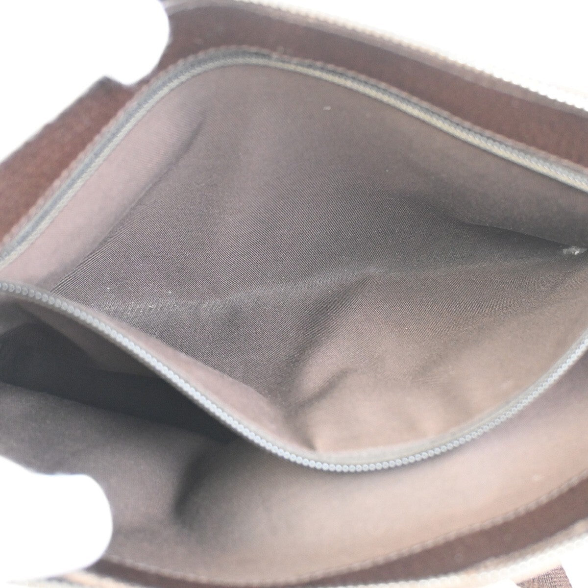 GUCCI Logo GG Pattern Crossbody Shoulder Bag Canvas Leather Brown SHW 36EE292