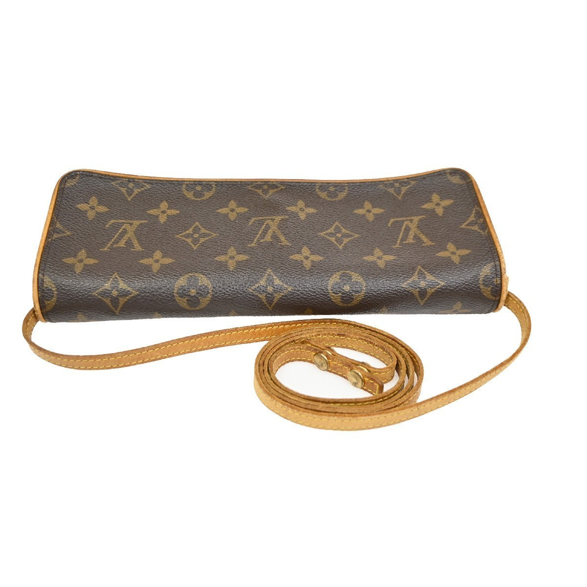 LOUIS VUITTON Pochette Twin GM 2Way Shoulder Bag Monogram Brown M51852 65PA069