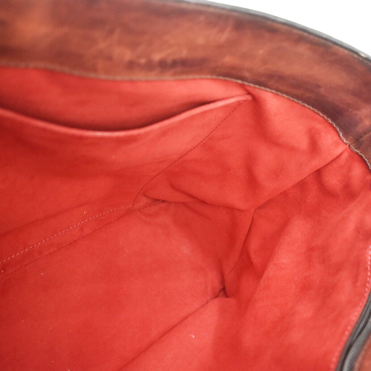 BERLUTI Limited Edition Calligraphy Toujours Shoulder Bag Leather Brown 683LC129