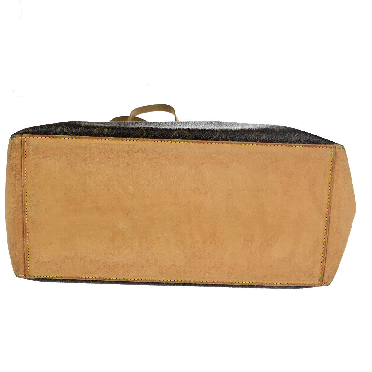 LOUIS VUITTON Cabas Mezzo Shoulder Bag Monogram Leather Brown M51151 34YG515