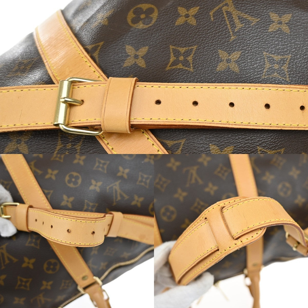 LOUIS VUITTON Keepall Bandouliere 55 2Way Hand Bag Monogram BN M41414 41KB483