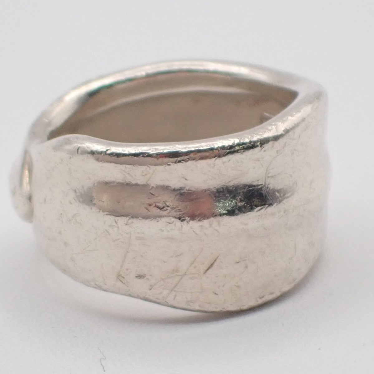 Tiffany & Co. Logo Leaf Ring JP 16 US 8 Silver 925 01KC376
