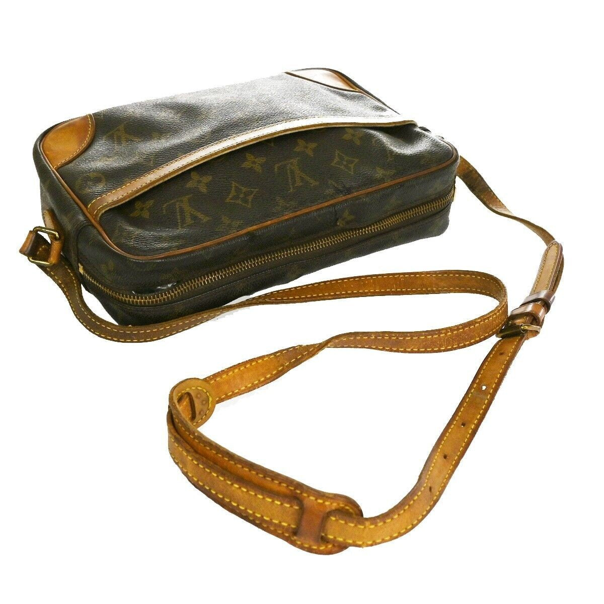 LOUIS VUITTON Trocadero 27 Shoulder Bag Monogram Leather Brown M51274 68YA913