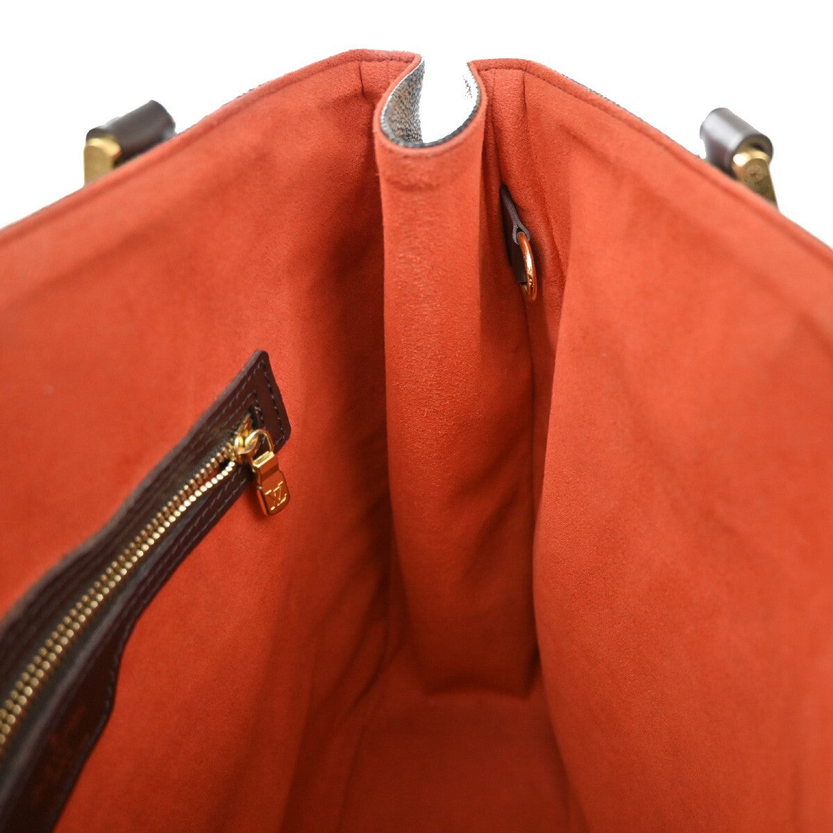 LOUIS VUITTON Uzes Shoulder Bag Damier Ebene Leather Brown France N51128 24EE389