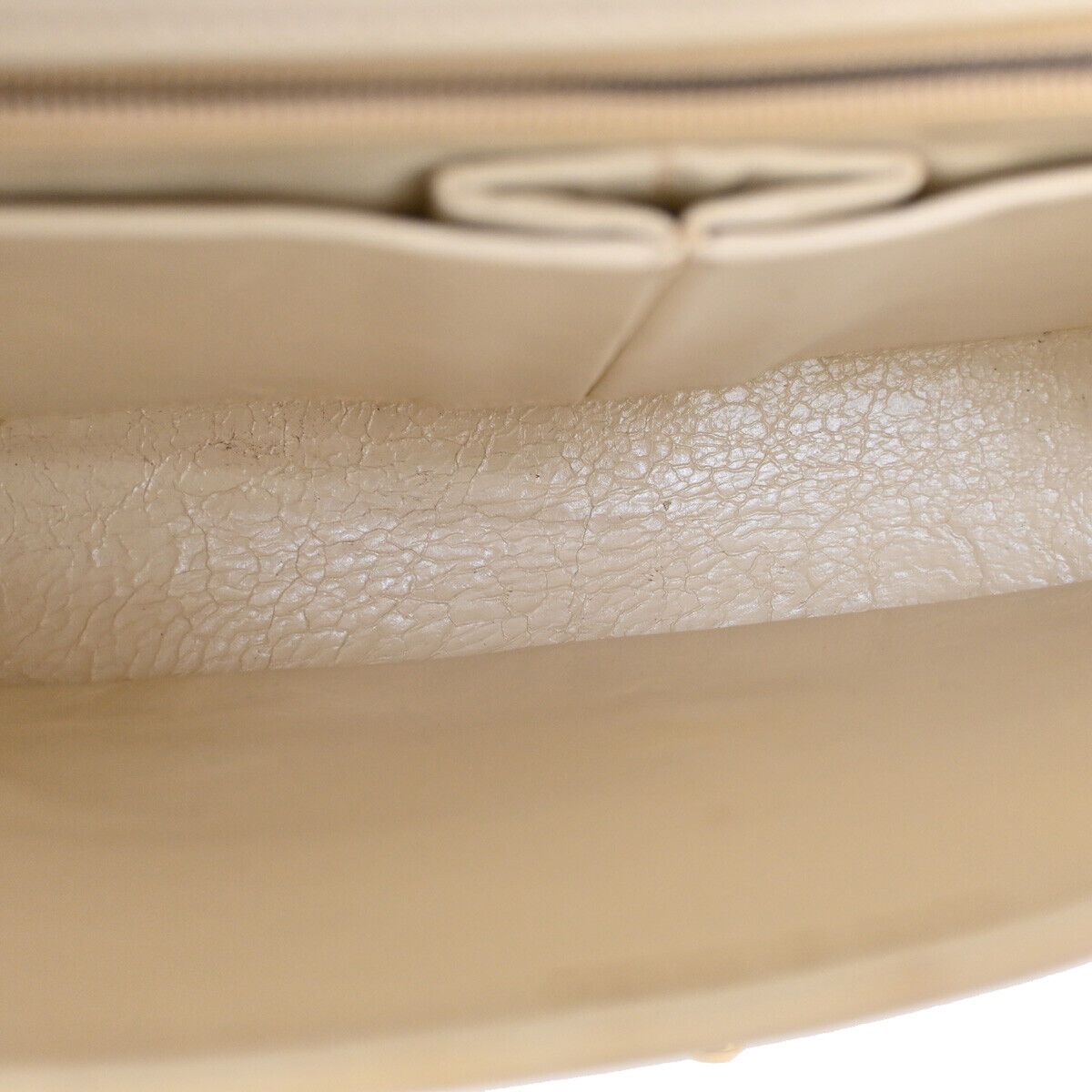 CHANEL CC Matelasse 23 Chain Shoulder Bag Leather Beige GHW Vintage 695RJ532