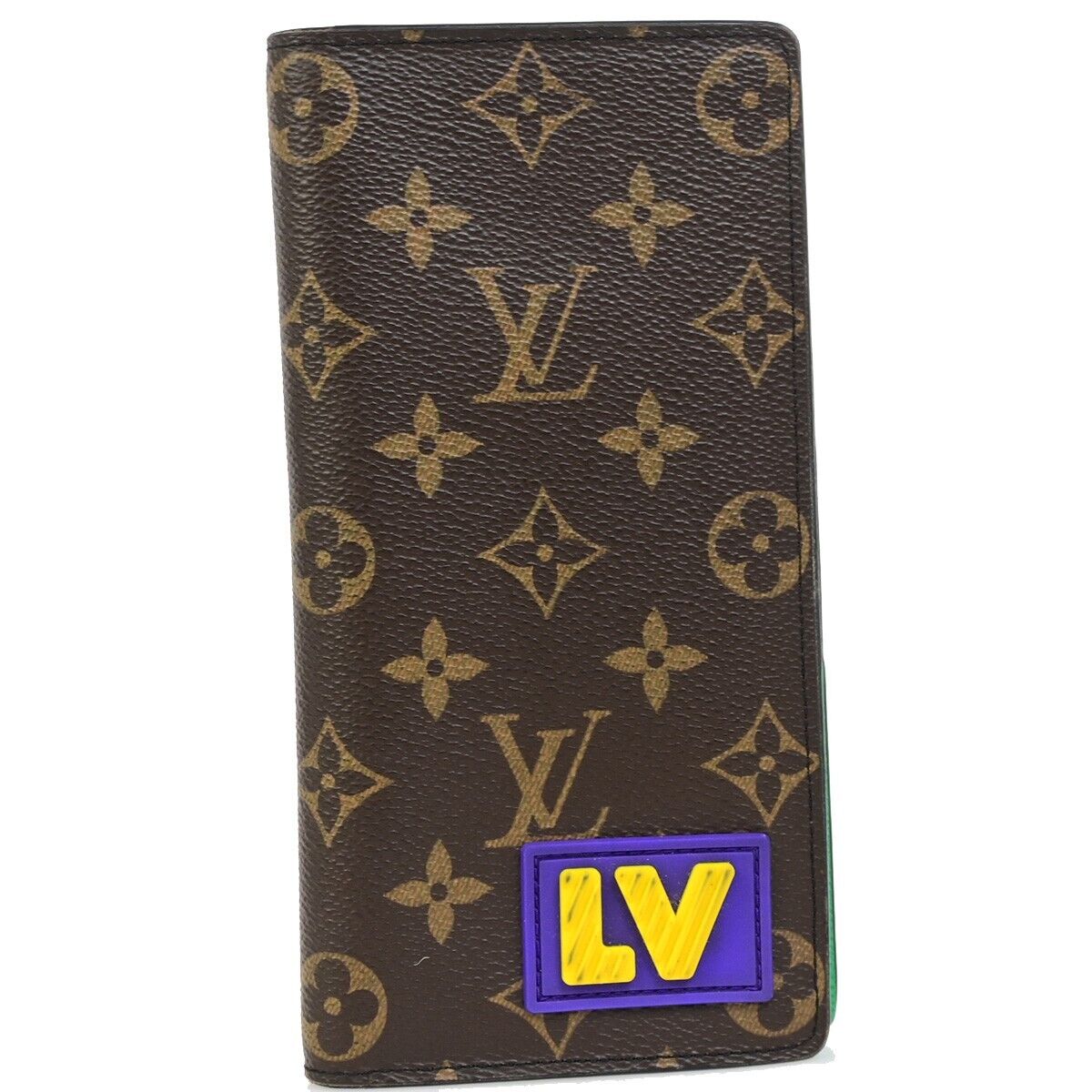 LOUIS VUITTON Portefeuille Brazza NM Long Wallet Monogram Brown M80523 89FB265