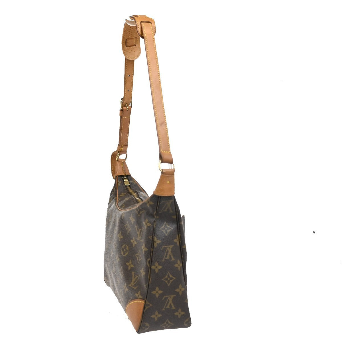 LOUIS VUITTON Boulogne 30 Shoulder Bag Monogram Leather Brown M51265 77CA920