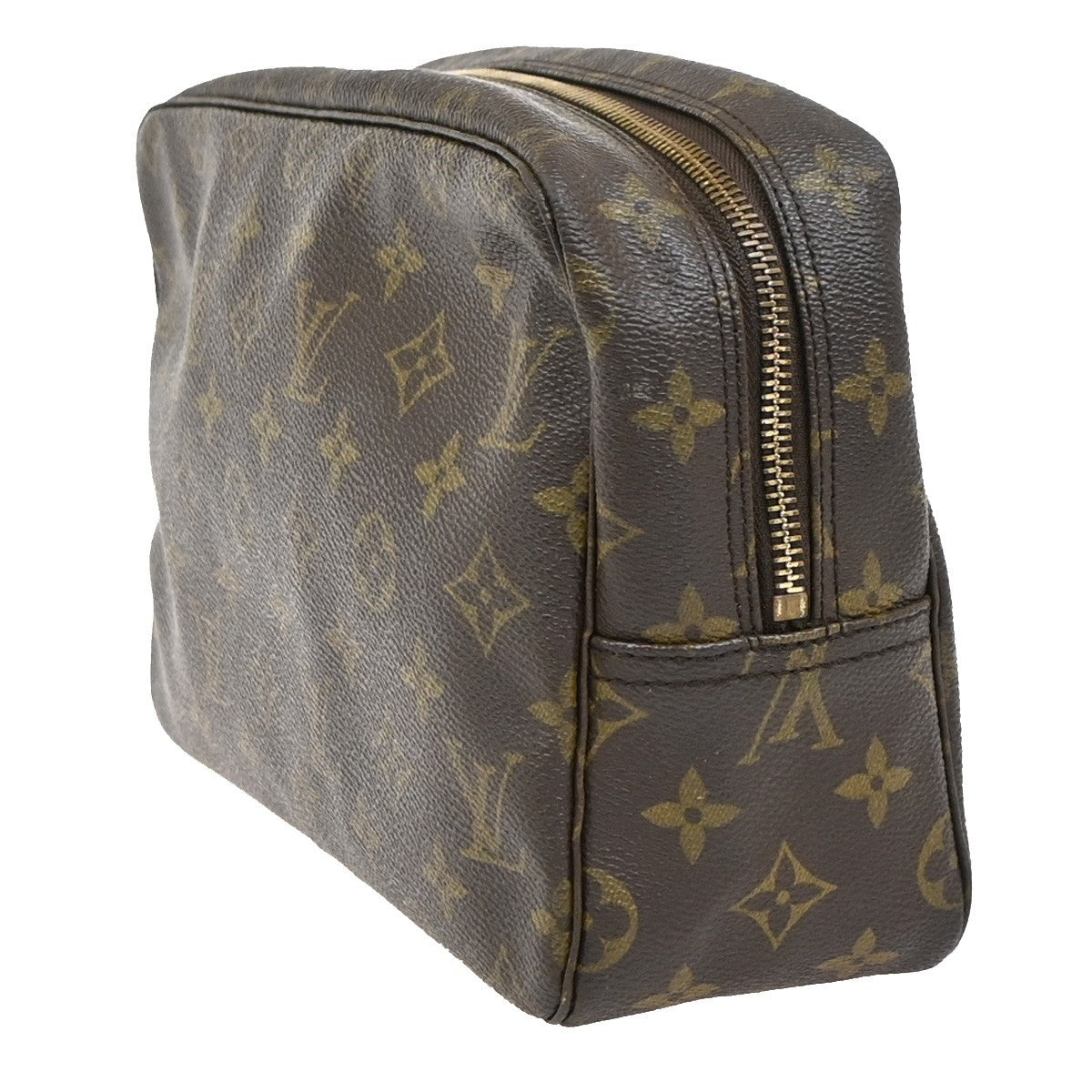 LOUIS VUITTON Trousse Toilette 28 Clutch Hand Bag Monogram Brown M47522 66PA052
