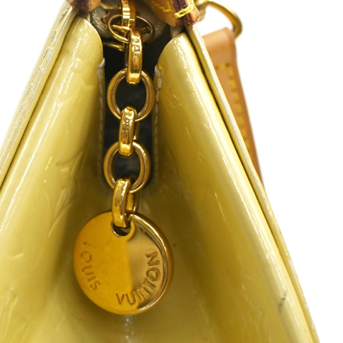 LOUIS VUITTON Blair MM 2Way Hand Bag Monogram Vernis Cream M91456 86TA057