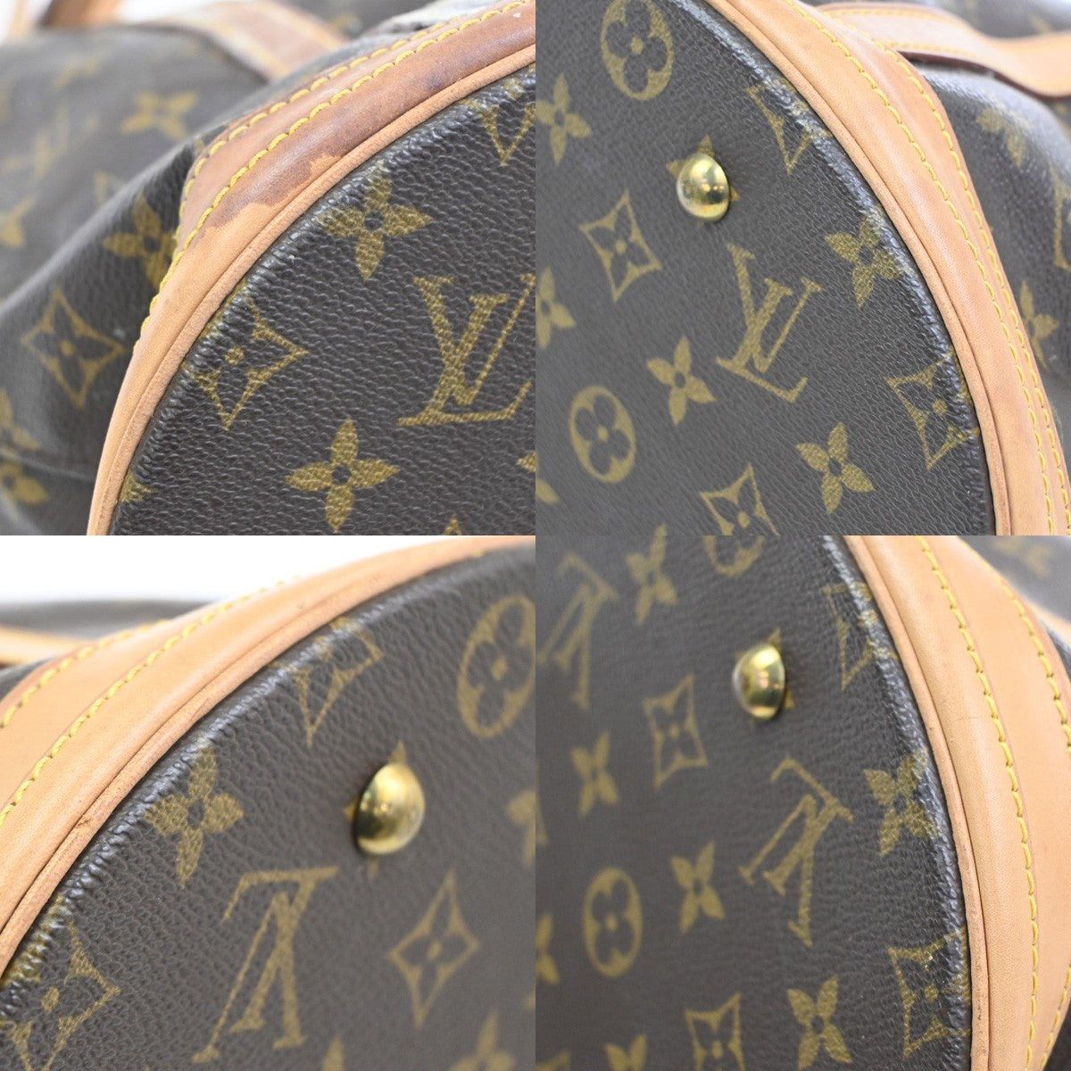 LOUIS VUITTON BUCKET GM Shoulder Tote Bag Monogram Leather BN USA M42236 66CA674