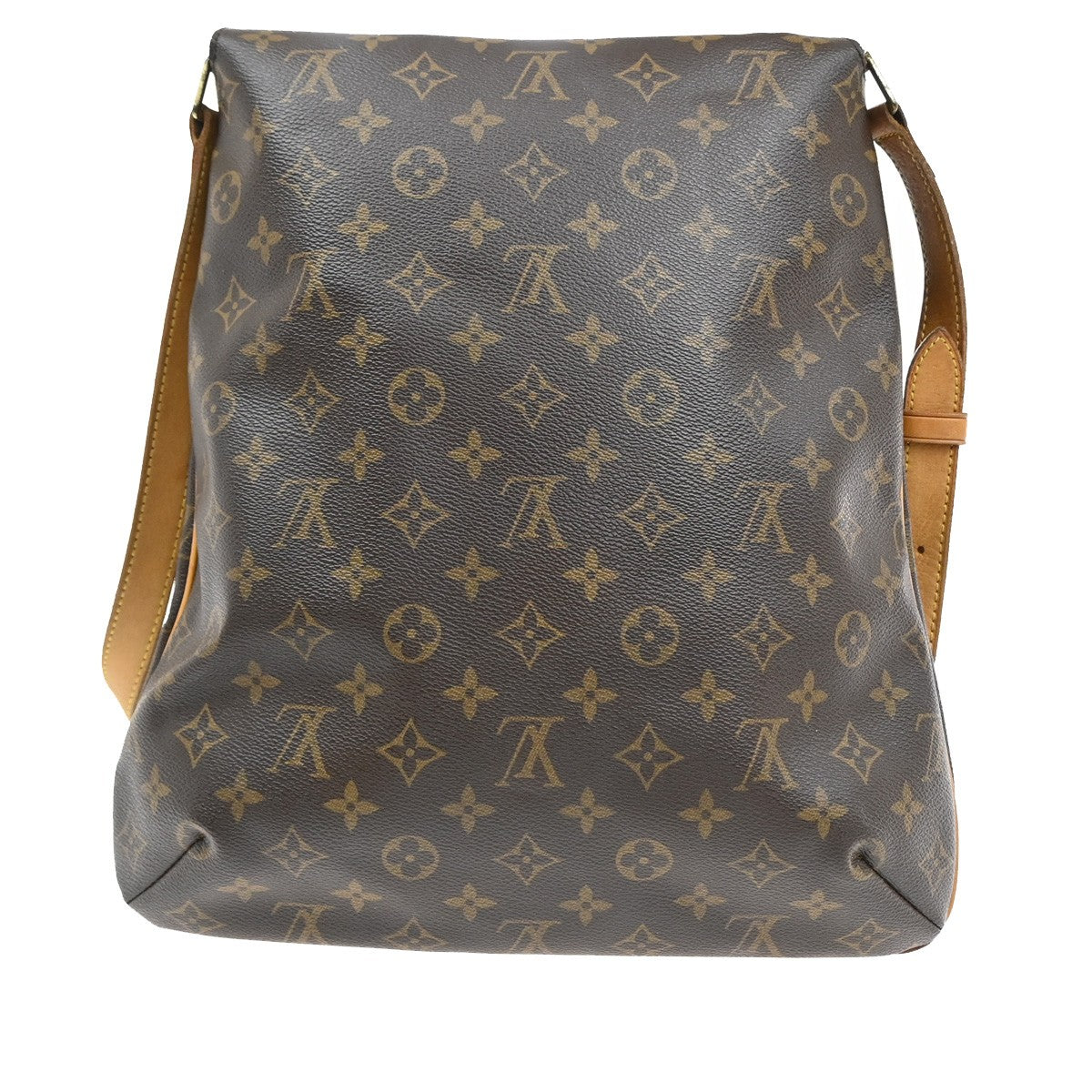 LOUIS VUITTON Musette Shoulder Bag Monogram Leather Brown France M51256 82YH362