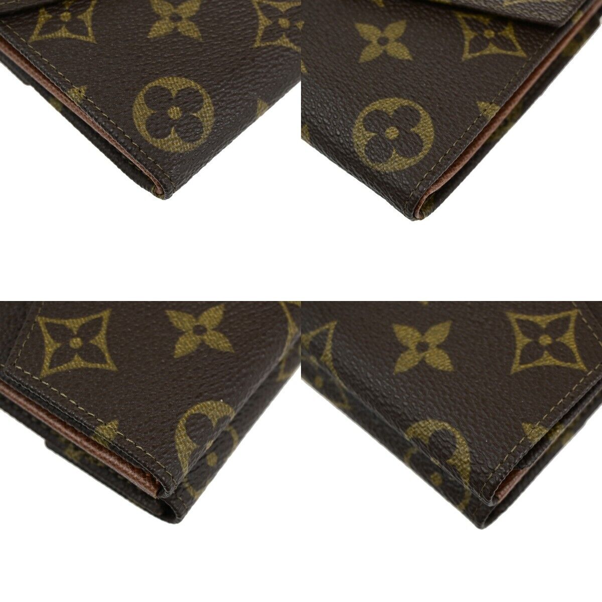 LOUIS VUITTON Porte Monnaie Billets Cartes Credit Wallet Monogram M61652 36EC843