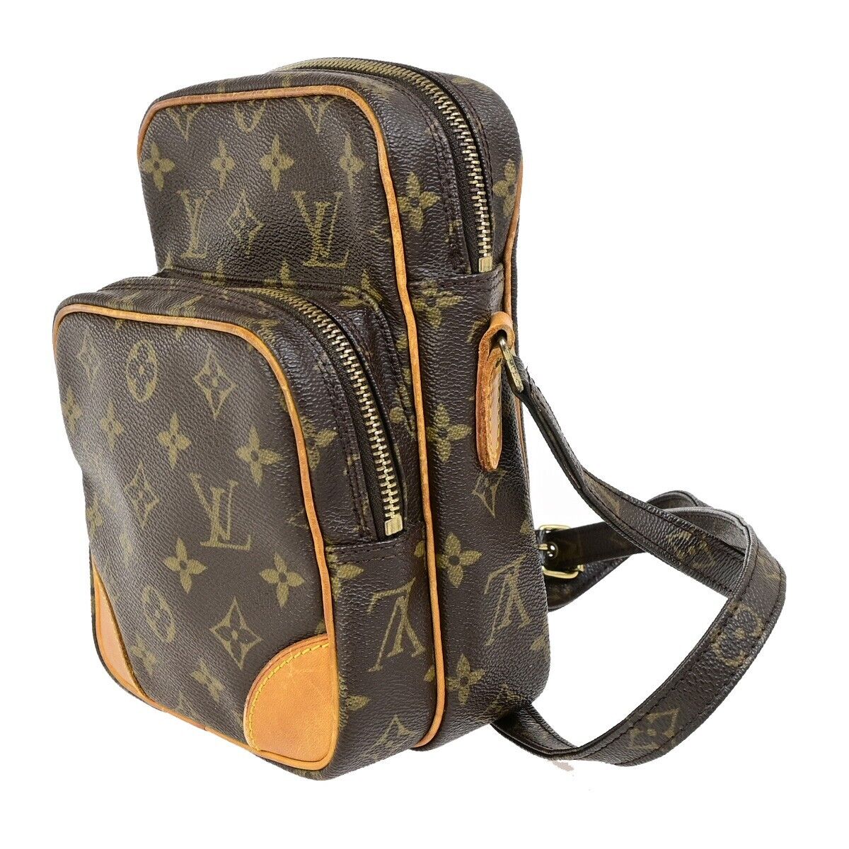 LOUIS VUITTON Amazon Crossbody Shoulder Bag Monogram Leather BN M45236 34KA471