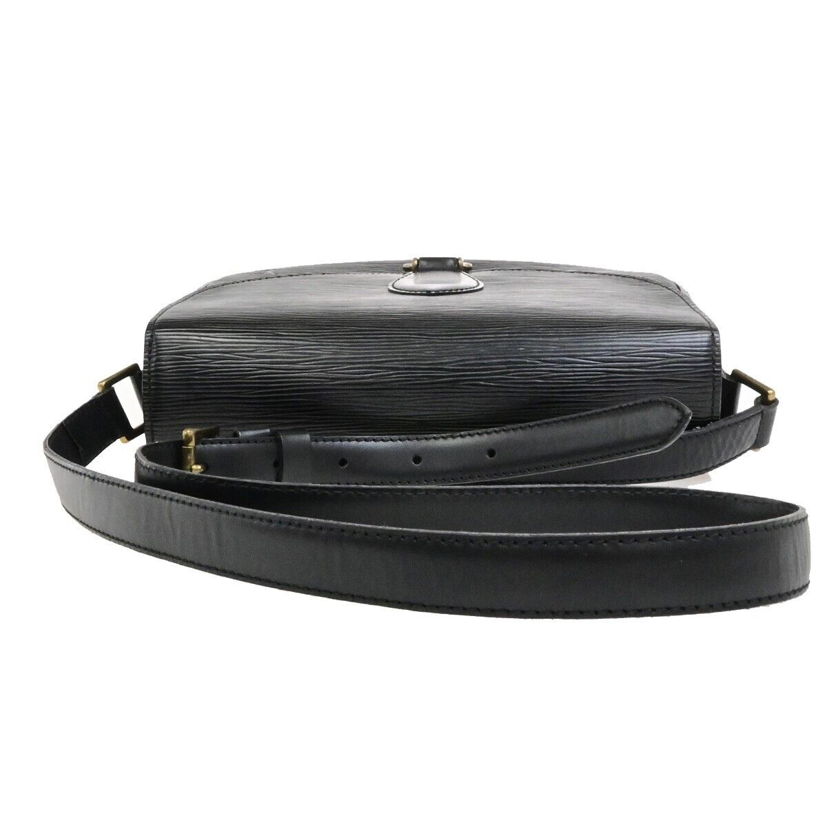 LOUIS VUITTON LV Saint Cloud GM Shoulder Bag Epi Leather Black M52192 36EE089