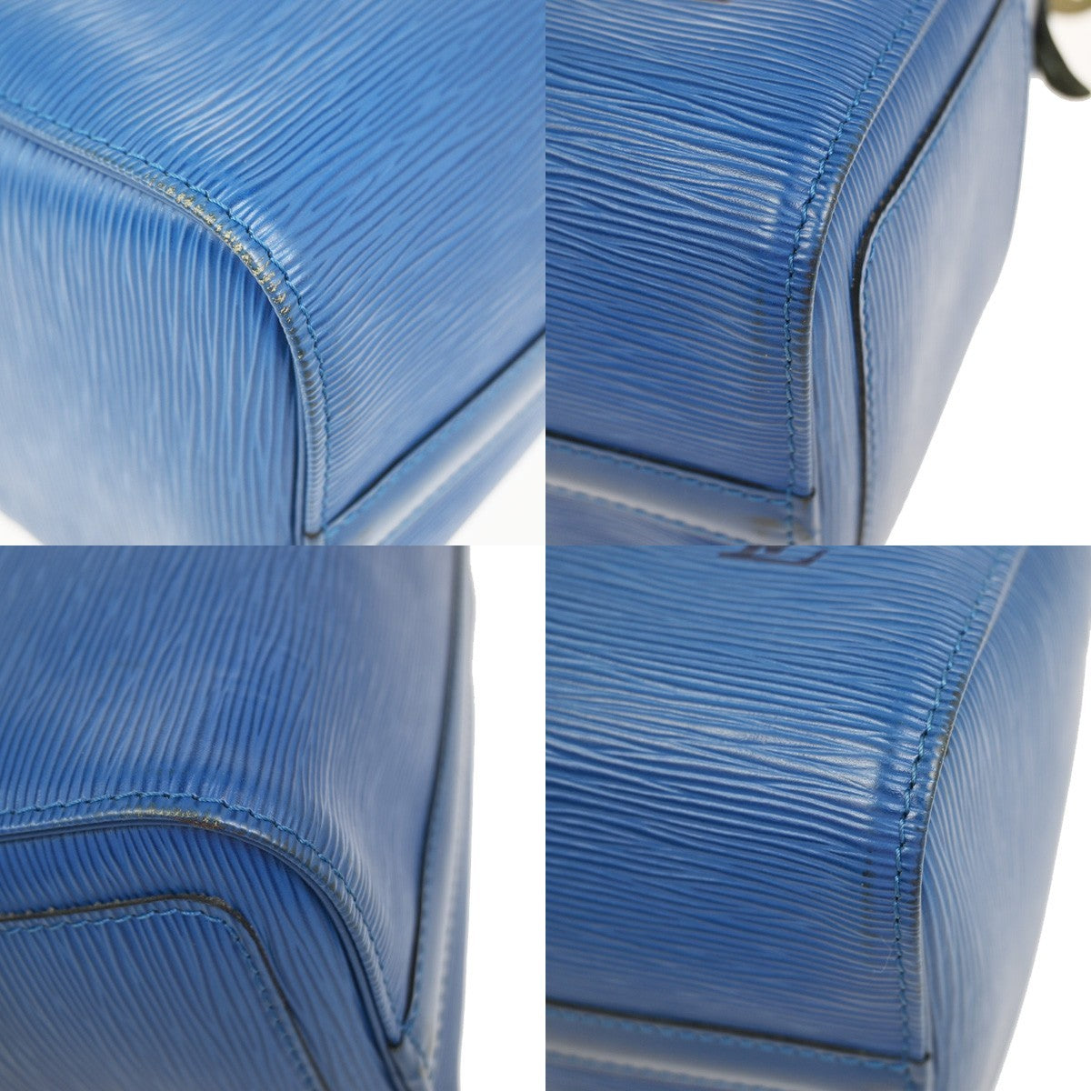 LOUIS VUITTON LV Logo Speedy 25 Travel Hand Bag Epi Leather Blue M43015 88YJ057