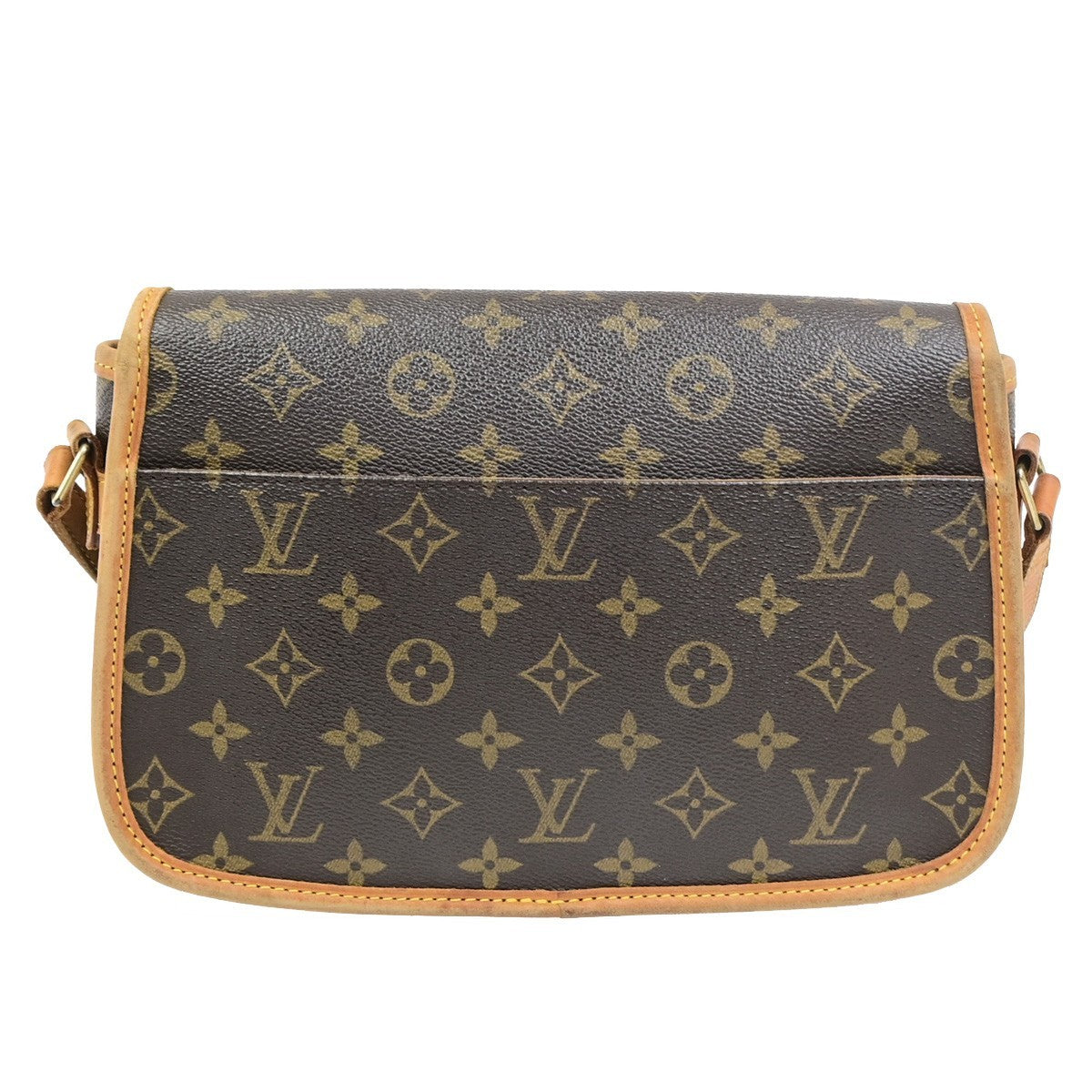LOUIS VUITTON Sologne Shoulder Bag Monogram Leather Brown France M42250 16PA130
