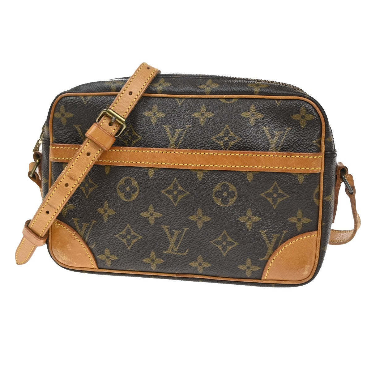 LOUIS VUITTON Trocadero 24 Shoulder Bag Monogram Leather Brown M51276 34CA803