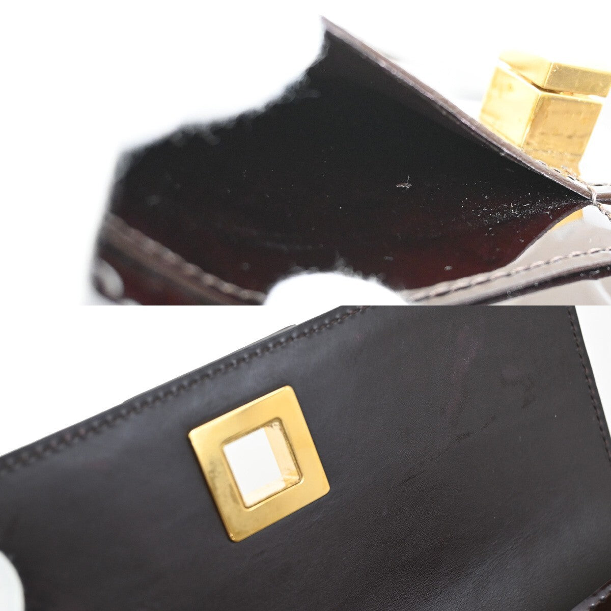LOUIS VUITTON Bow Long Wallet Monogram Vernis Leather Purple M91498 69EE259