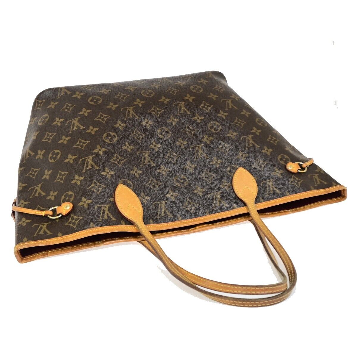 LOUIS VUITTON Neverfull MM Shoulder Tote Bag Monogram Leather BN M40996 607SJ445