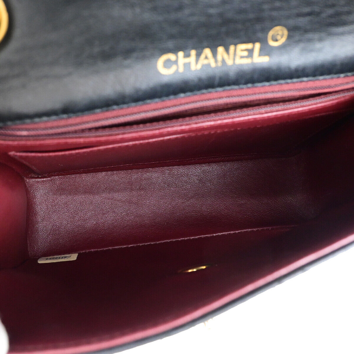 CHANEL CC Mini Matelasse Chain Shoulder Bag Leather GHW Black Vintage 359RJ892