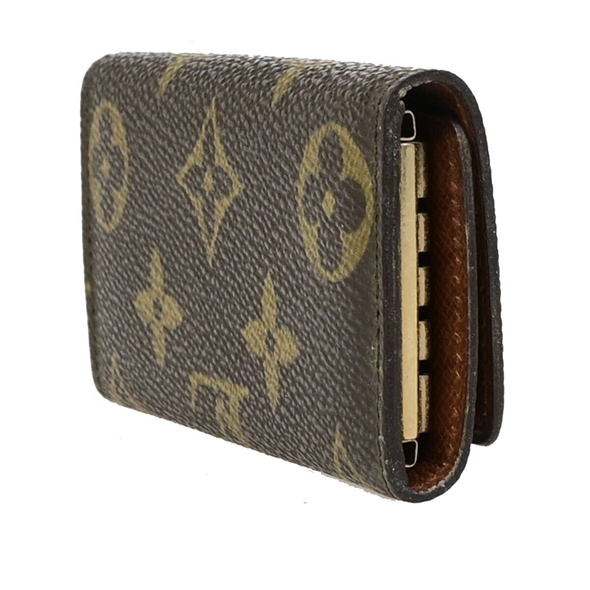 LOUIS VUITTON Multicles 4 Hooks Key Case Monogram Leather Brown M62631 04EB353