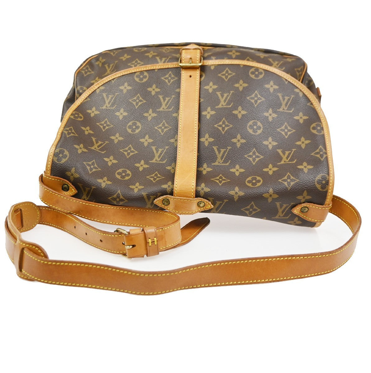 LOUIS VUITTON Saumur 35 Shoulder Bag Monogram Leather BN France M42254 72KC321