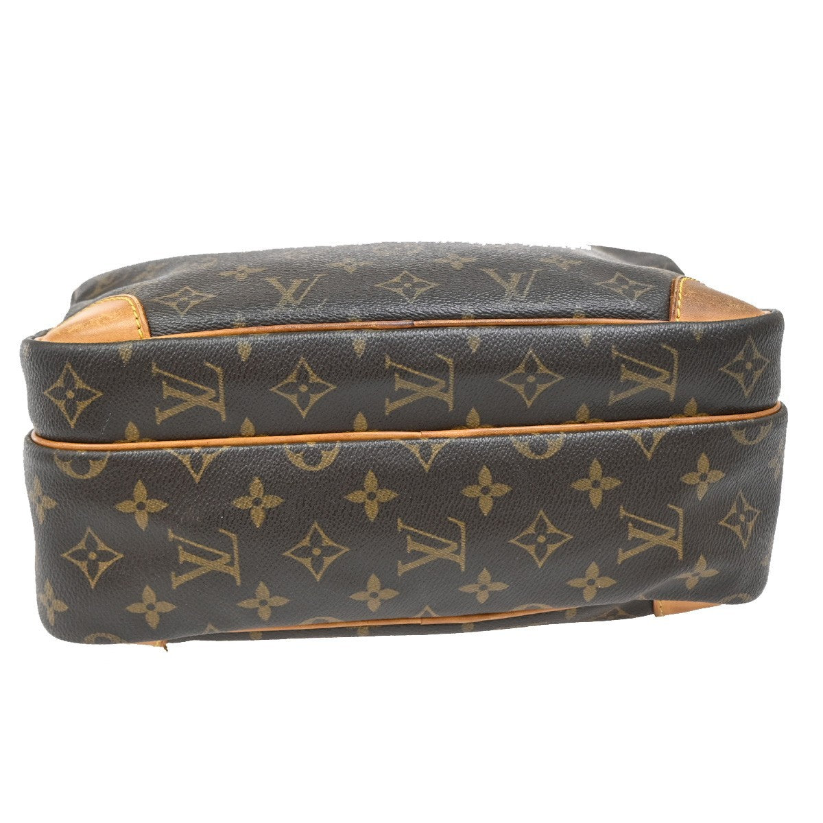 LOUIS VUITTON Nile Crossbody Shoulder Bag Monogram Leather Brown M45244 33FC162