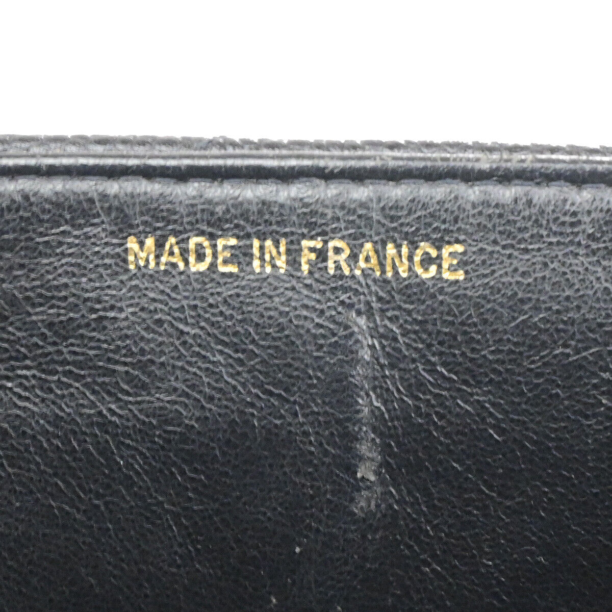 CHANEL CC Bias Stitch Chain Shoulder Bag Grained Calfskin Leather BK 744RK771