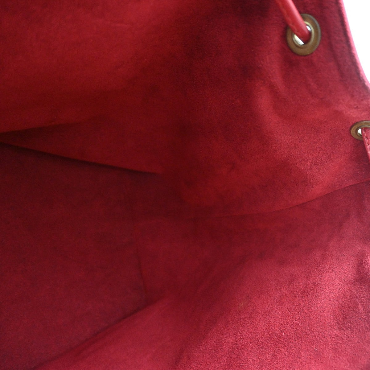 LOUIS VUITTON Petit Noe Drawstring Shoulder Bag Epi Leather Red M44107 70PA054