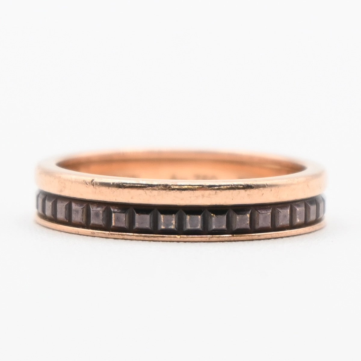 BOUCHERON Logo Quatre Classique Ring Au 750 Rose Gold JP12 US6.5 T52 99LC632