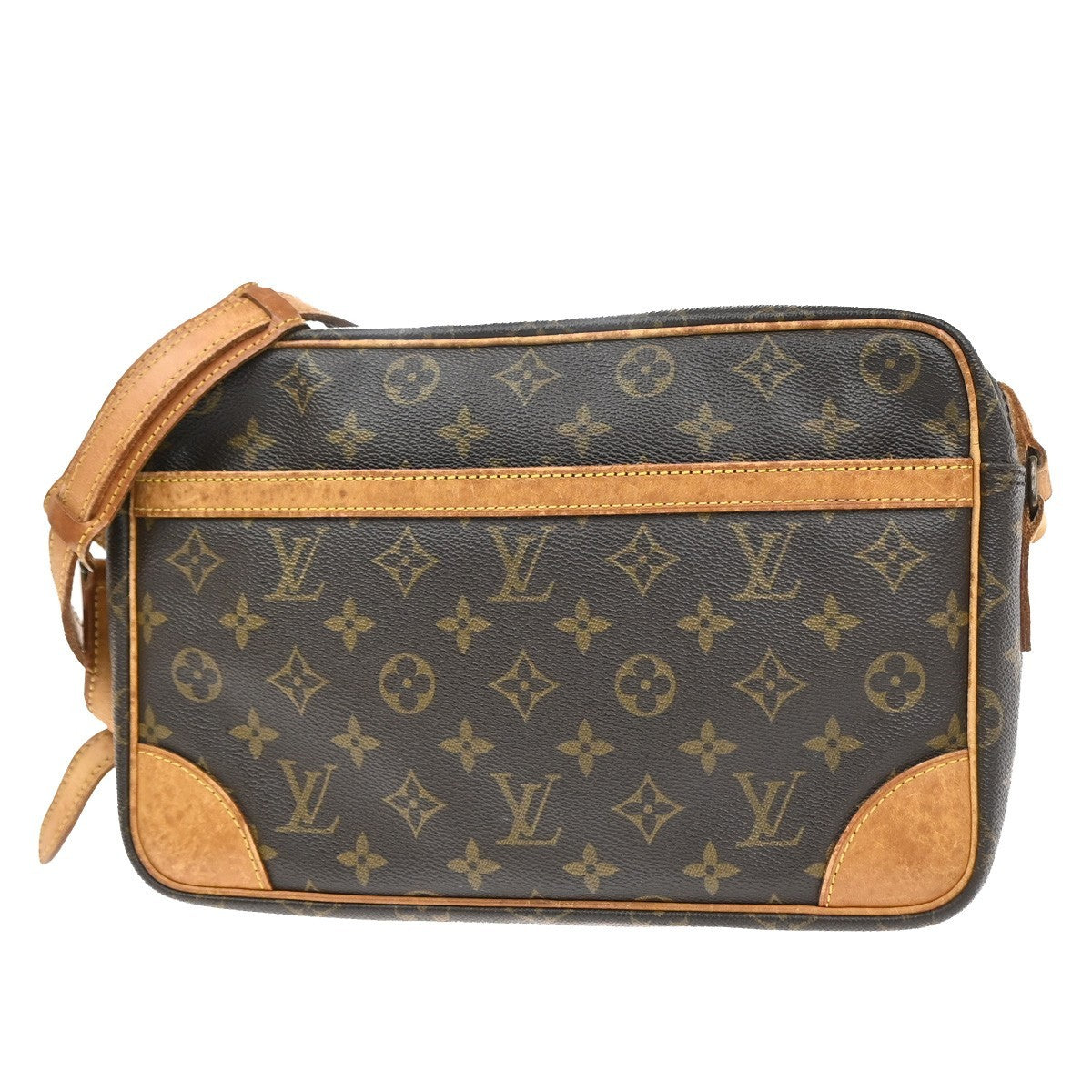 LOUIS VUITTON Trocadero 30 Shoulder Bag Monogram Leather Brown M51272 32YJ211