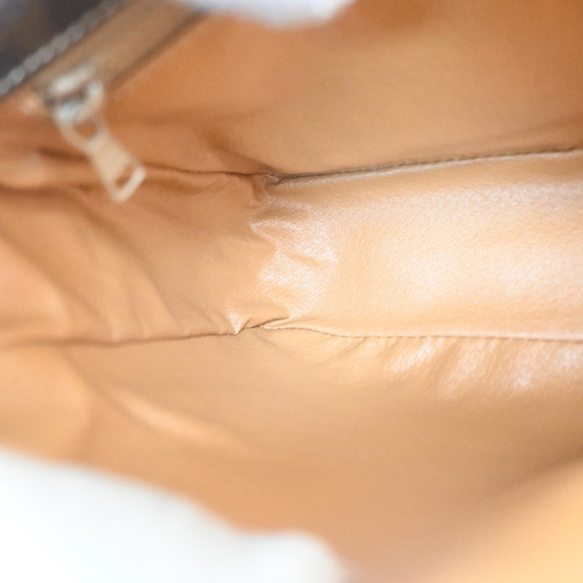 CELINE Logo Macadam Pattern Shoulder Bag PVC Leather Brown GHW Italy 38MA206