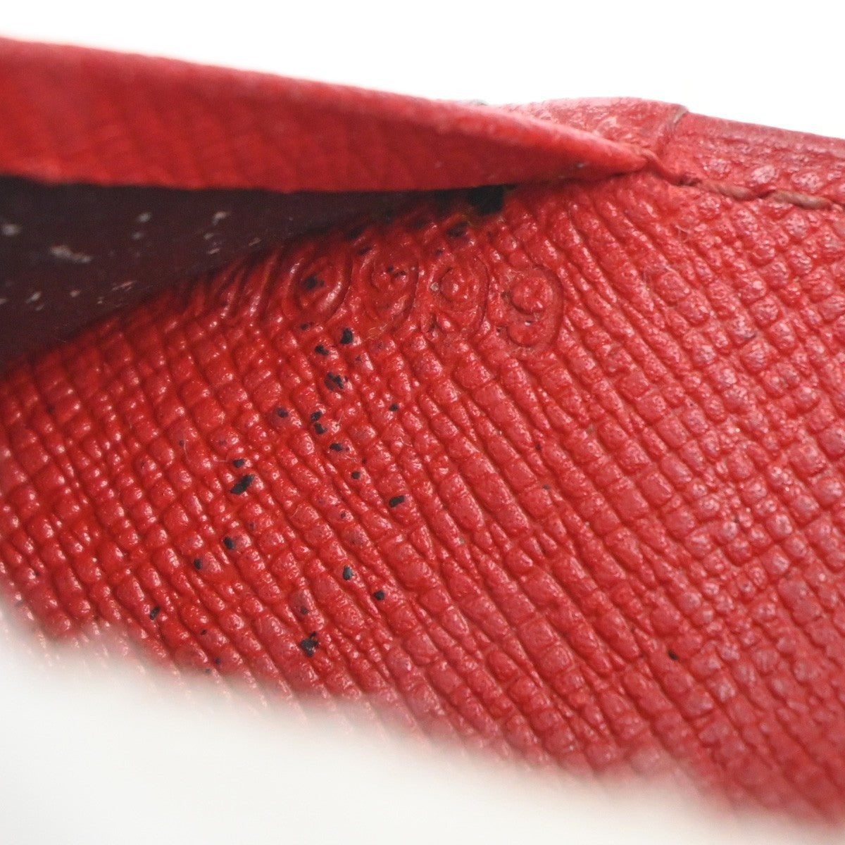 LOUIS VUITTON Porte Monnaie Billets Tresor Wallet Epi Leather Red M63507 07KC259