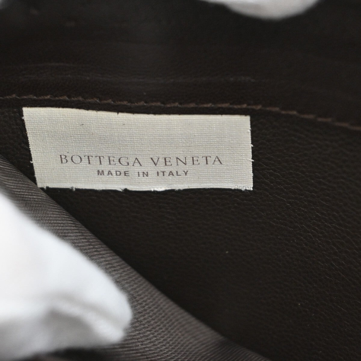 BOTTEGA VENETA Logo Intrecciato Long Zipper Around Wallet Leather Brown 65EE345