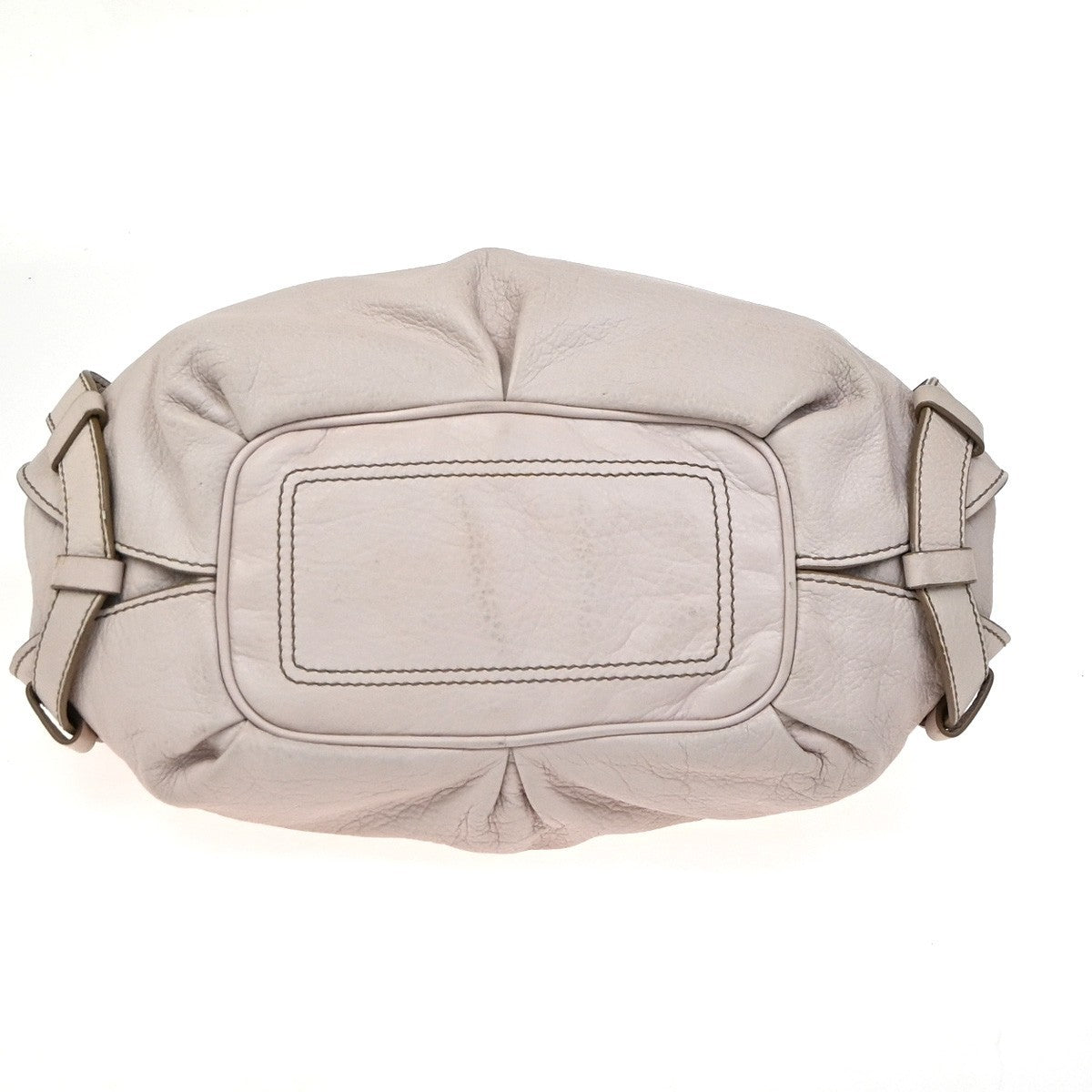 CELINE Logo Bittersweet Shoulder Hand Bag Leather Light Pink SHW 34YH958