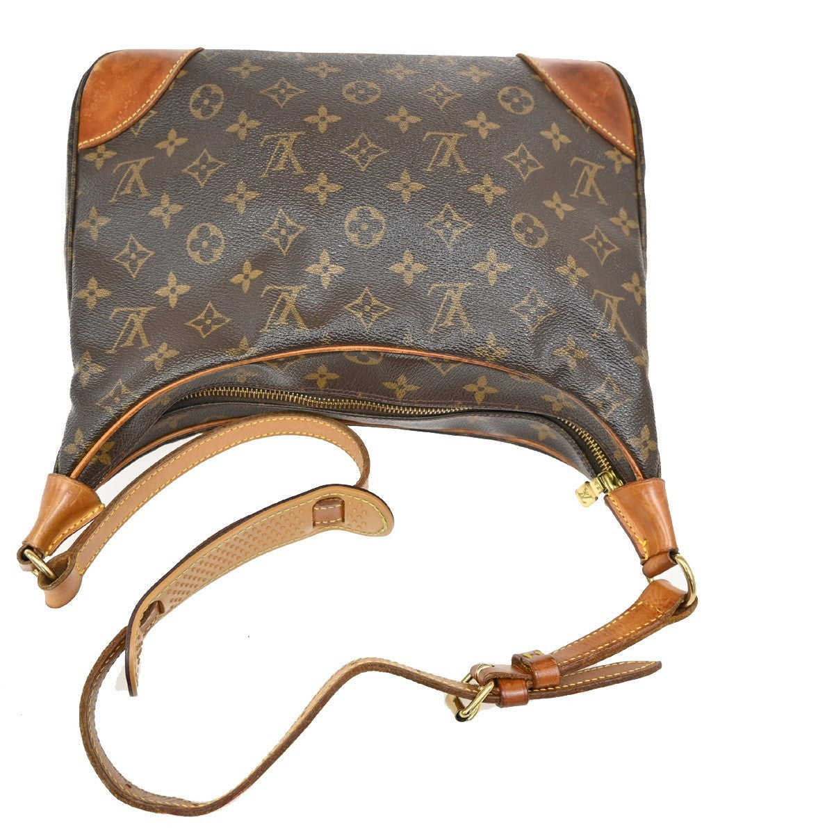 LOUIS VUITTON Boulogne 30 Shoulder Bag Monogram Leather Brown M51265 80KB526