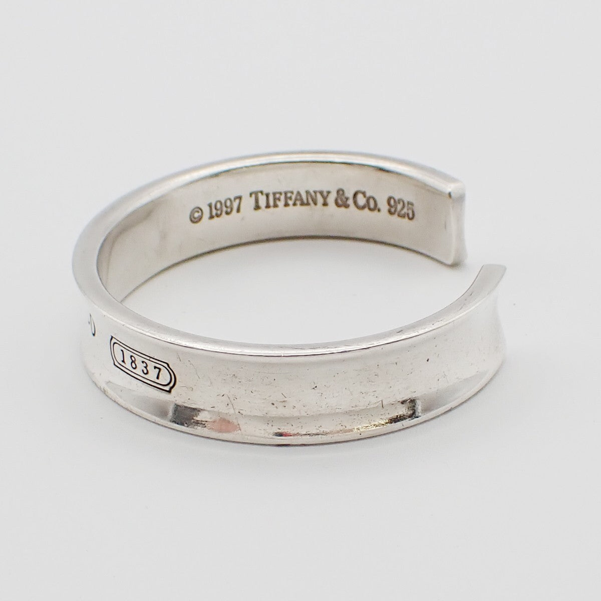 Tiffany & Co. Logo 1987 Bangle Bracelet Silver 925 Accessory 69EE508